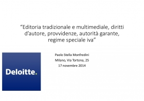 Editoria tradizionale e multimediale - STELLA MONFREDINI